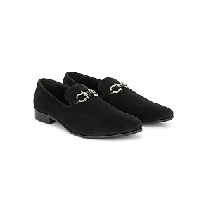 San Frissco Horsebit Formal Loafers Velvet Upper
