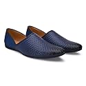 San Frissco Men39s Embroidered Mojaris Casual Slip-On