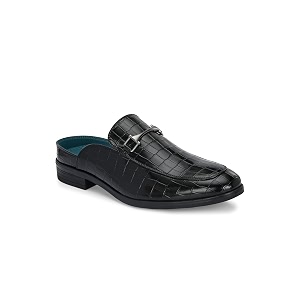 San Frissco Mens Formal Loafers Leatherette Textured