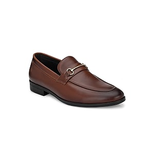 San Frissco Mens Loafers Tan Handcrafted Formal