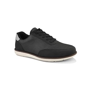 San Frissco Mens Perforated Sneaker Casual Lace-Up