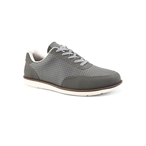 San Frissco Mens Perforated Sneaker Casual Lace-Up