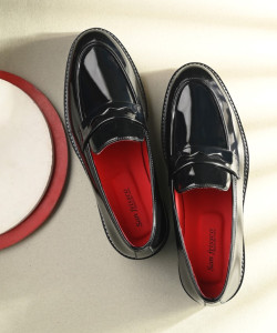 SAN FRISSCO Men Black Solid Formal Patent