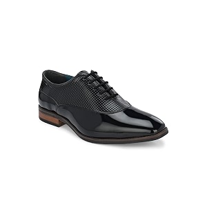 San Frissco Mens Formal Shoes Textured Leatherette