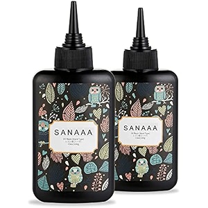 sanaaa clear hard type 200g transparent uv resin for diy resin jewelry making