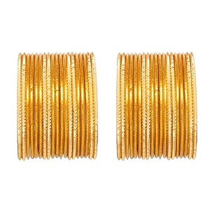 sanara traditional ethnic style plain charming 38 metal bangles for women amp girls hand jewellery