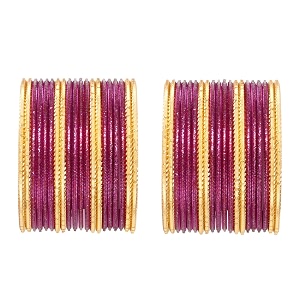 sanara traditional ethnic style plain charming 38 metal bangles for women amp girls hand jewellery