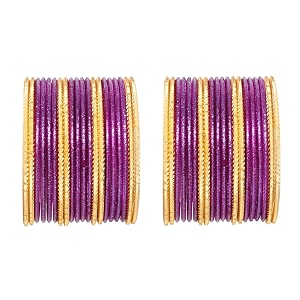sanara traditional ethnic style plain charming 38 metal bangles for women amp girls hand jewellery
