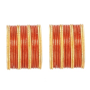 sanara traditional ethnic style plain charming 38 metal bangles for women amp girls hand jewellery