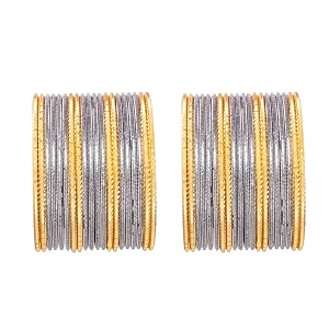 sanara traditional ethnic style plain charming 38 metal bangles for women amp girls hand jewellery
