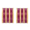 SANARA Traditional Ethnic Style Plain Charming 38 Metal Bangles for Women &amp; Girls Hand Jewellery