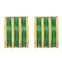 SANARA Traditional Ethnic Style Plain Charming 38 Metal Bangles for Women &amp; Girls Hand Jewellery