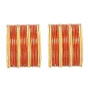 SANARA Traditional Ethnic Style Plain Charming 38 Metal Bangles for Women &amp; Girls Hand Jewellery