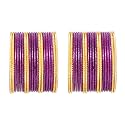 SANARA Traditional Ethnic Style Plain Charming 38 Metal Bangles for Women &amp; Girls Hand Jewellery