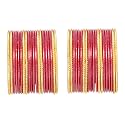 SANARA Traditional Ethnic Style Plain Charming 38 Metal Bangles for Women &amp; Girls Hand Jewellery