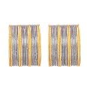 SANARA Traditional Ethnic Style Plain Charming 38 Metal Bangles for Women &amp; Girls Hand Jewellery