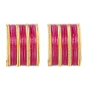 SANARA Traditional Ethnic Style Plain Charming 38 Metal Bangles for Women &amp; Girls Hand Jewellery