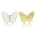 Sanas Butterfly Pin Brooch Crystal Pins 1Pc