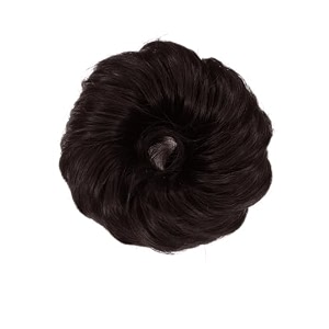 sanas messy hair buns for women 2pcs hair topper for women thin hair quick styling tool scrunchies for woman stylish accessories messy bun rubber extension scrunchie for girls aesthetic 2pcs brown