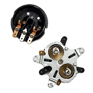 sanavya electric kettle socket amp thermostat combo male  female  universal l2 type kettle spare parts  13a 250v ac electric kettle thermostat amp socket  compatible with all electric kettle models