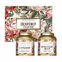 Sancha Tea Boutique, Heavenly Collection, Tea Gift Box, Cinnamon &amp; Moroccan Mint Green Teas, Loose Leaf Tea, Assortment Pack, Detox Gift of Health,100gram