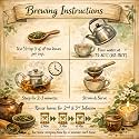 Sancha Tea Boutique, Splendour Collection, Tea Gift Box, Chamomile Tea & Lavender Tea, Loose Leaf Tea, Tea Assortment, Gift of Health, Premium Tea Hamper