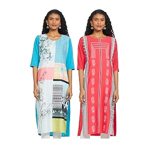 Womens Crepe Regular Kurta