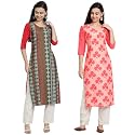 Women39s Crepe Regular Kurta