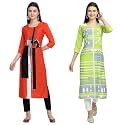 Women39s Crepe Regular Kurta