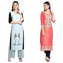 Women39s Crepe Regular Kurta