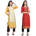 Women39s Crepe Regular Kurta