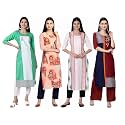 Women39s Crepe Straight Kurta