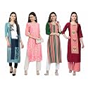 Women39s Crepe Straight Kurta