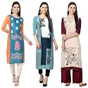 Women39s Crepe Straight Kurta
