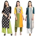Women39s Crepe Straight Kurta
