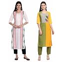 Women39s Crepe Straight Kurta
