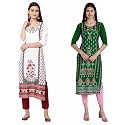 Women39s Crepe Straight Kurta