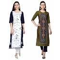 Women39s Crepe Straight Kurta