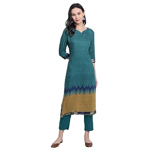Womens Rayon Regular Kurta