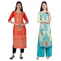 Women39s Crepe Straight Kurta