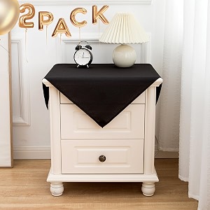 sancua 2 Pack Small Square Tablecloth 24