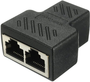 sancy ethernet splitter rj45 splitter adapter lan network internet splitter 1 to 2 wireless ethernet lan adapter compatible with windows