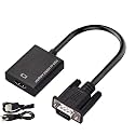 SANCY VGA to HDMI Converter Adapter with