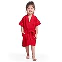 SAND DUNE Baby Bathrobe Terry Cotton Red