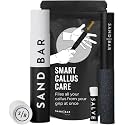 SandBar Callus Remover File for Hands - Durable Aluminum Tool for Callus Care and Dead Skin Removal - Includes Nourishing Salve - Ideal for Athletes, Climbers, and Gym Enthusiasts