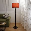 Tango Floor Lamp in Solid Wood with Walnut Finish for Home, Living Rooms, Bedroom, Office, Gift Purpose (16" x 16" x 60") (Pack of 1)