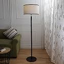 Tango Floor Lamp in Solid Wood with Walnut Finish for Home, Living Rooms, Bedroom, Office, Gift Purpose (16" x 16" x 60") (Pack of 1)