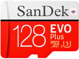 sandek evo plus mmc u2 128 gb microsd card class 10 135 mbs  memory card compatible with mobile camera gaming console computer