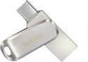 SanDisk 256-gb-otg-drive-compatible 256 GB OTG Drive Compatible with Mobile, Desktop Computer, Laptop, Tablet USB 3.2 Metal Case (Silver, Type A to Type C)
