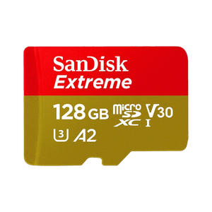 sandisk sdsqxaa-128g-gn6mn extreme a2 128 gb microsdxc class 10 190 mbs  memory card compatible with camera mobile